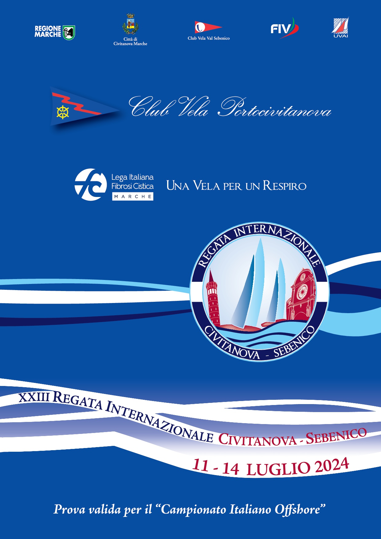 11 / 14 luglio 2024 – CIVITANOVA – SEBENICO valida per il Campionato Italiano Offshore (valida Palo d’Oro)