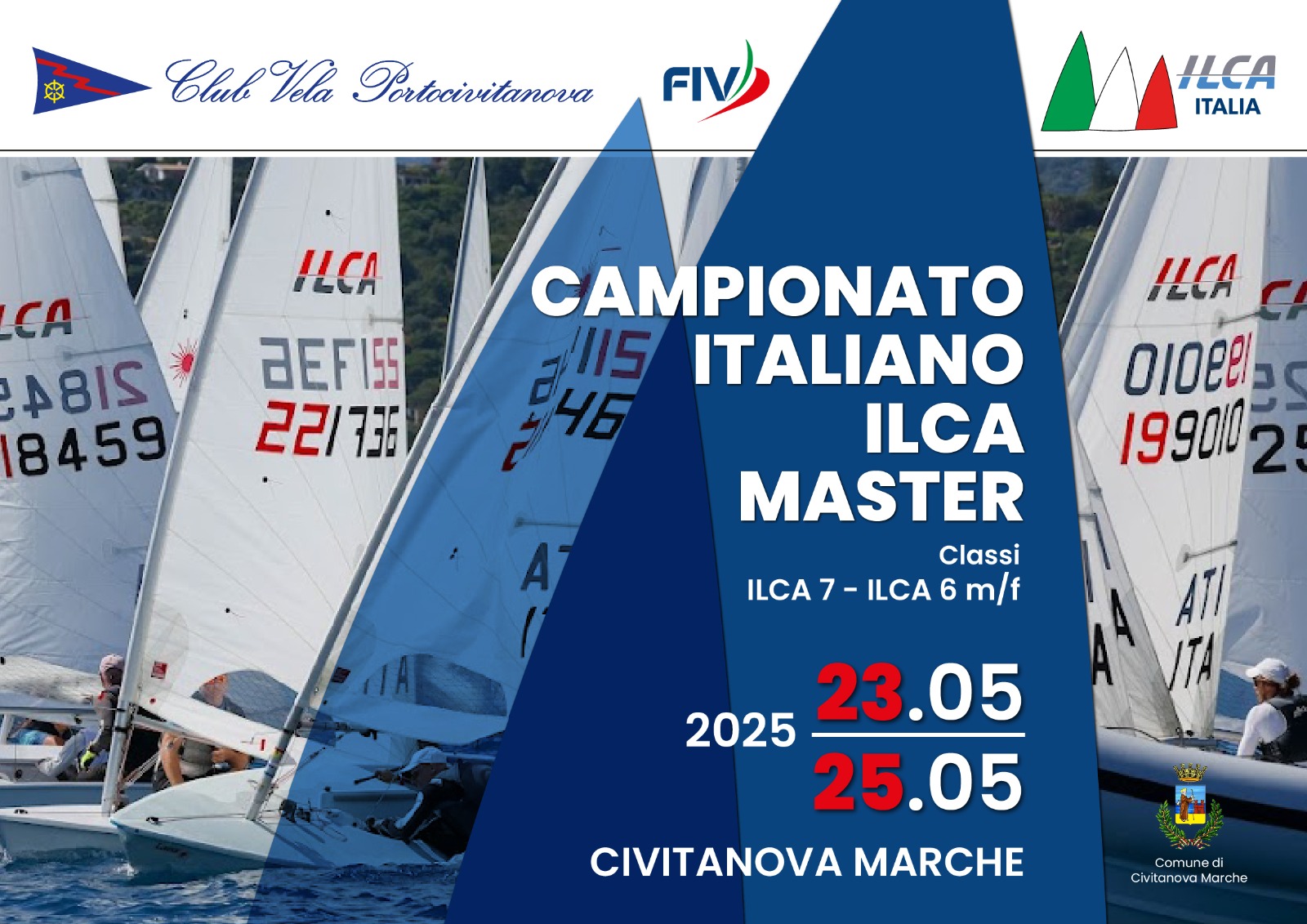 23 / 25 maggio 2025 – CAMPIONATO ITALIANO ILCA MASTER